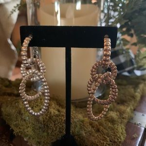 John Hardy silver hoop earrings
